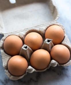 Gros oeufs bio fermier x 6